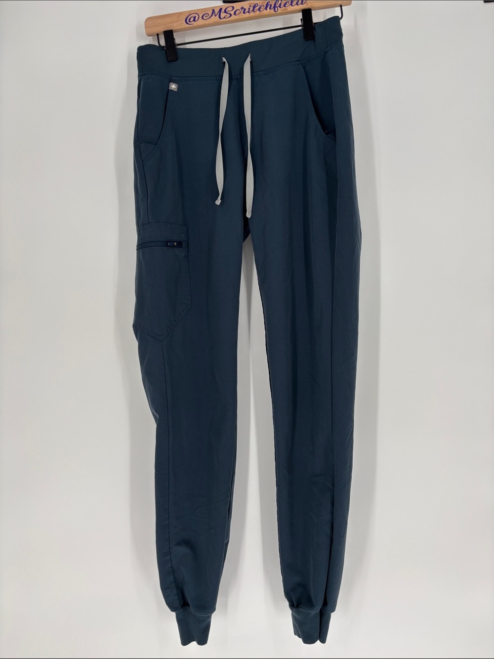 Figs xs tall Zamora joggers muted blue
